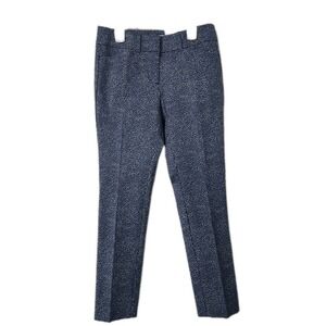 Loft Pants Womens Modern Skinny Ankle Mid Rise Stretch Navy, Size 0 Petite